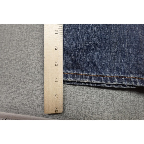 Levi's 559 Relaxed Straight Jeans Mens 36x34 Blue Medium Wash Denim Western - Picture 5 of 12